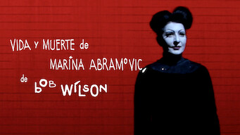 Vida y muerte de Marina Abramovic, de Bob Wilson (2012)